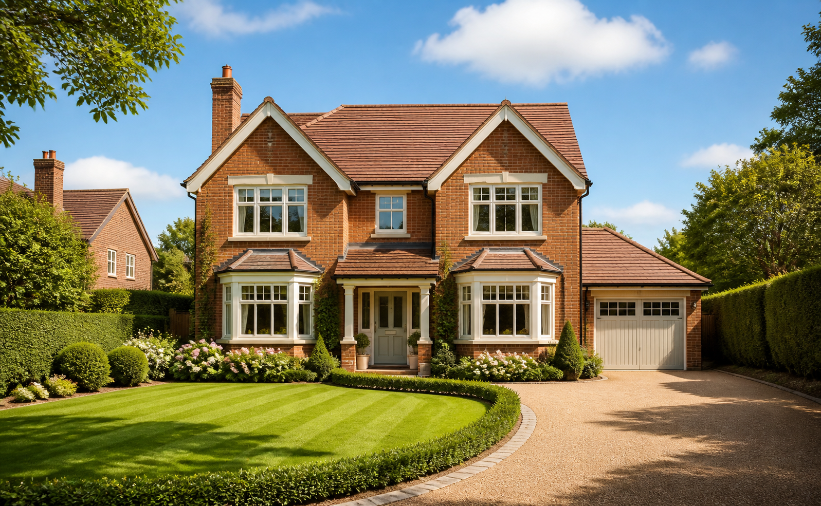 Fictional Surrey house prize exterior